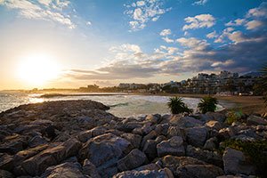 Sunset from Belvedere Restaurant Pizzeria - Puerto Banus