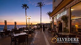 Sunset from Belvedere Restaurant Pizzeria - Puerto Banus