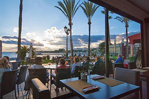 Sunset from Belvedere Restaurant Pizzeria - Puerto Banus