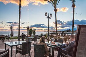 Sunset from Belvedere Restaurant Pizzeria - Puerto Banus